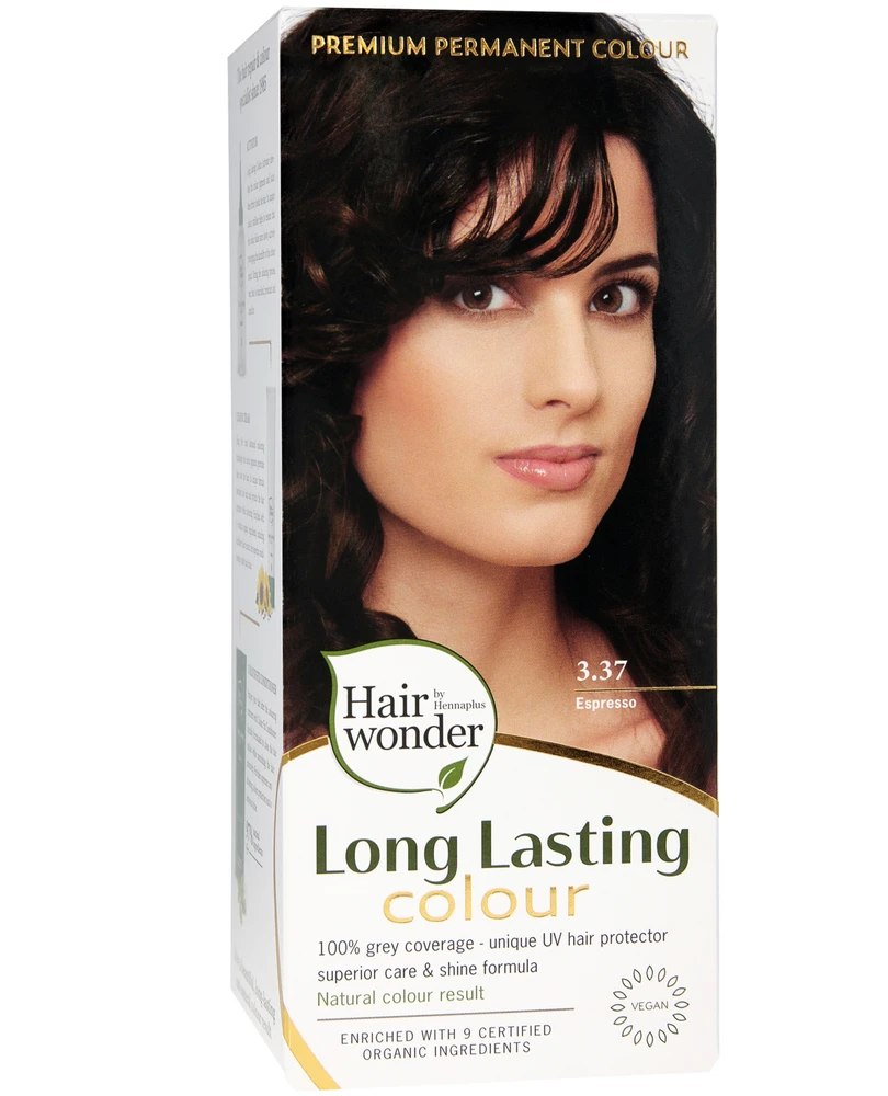 Henna Plus HAIRWONDER Ilgalaikiai plaukų dažai, spalva espresso 3.37