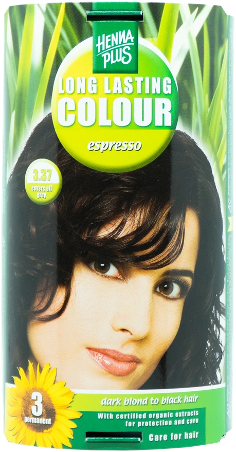 Henna Plus HAIRWONDER Ilgalaikiai plaukų dažai, spalva espresso 3.37