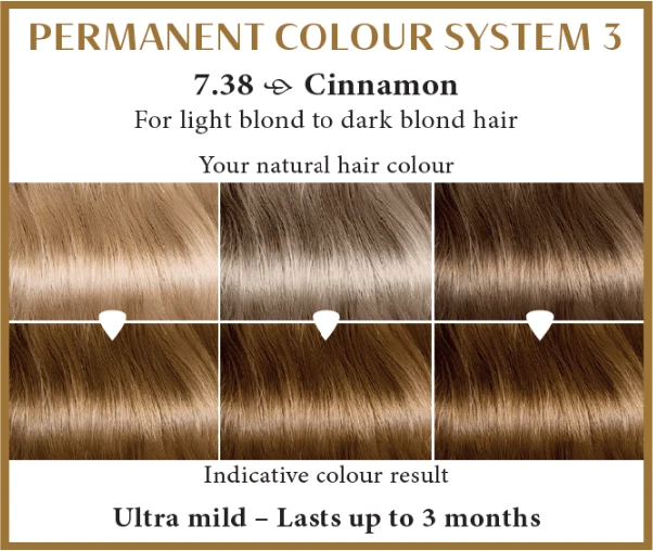 Henna Plus HAIRWONDER Ilgalaikiai plaukų dažai, spalva cinamono 7.38