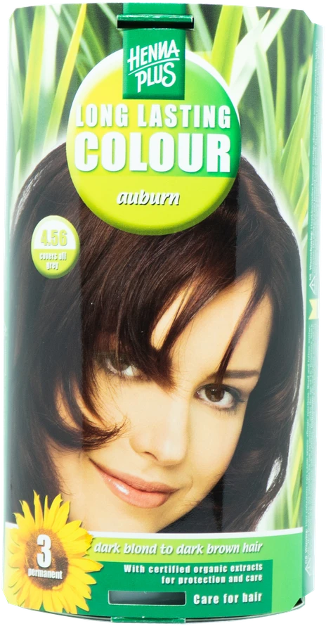 Henna Plus HAIRWONDER Ilgalaikiai plaukų dažai, spalva kaštono 4.56