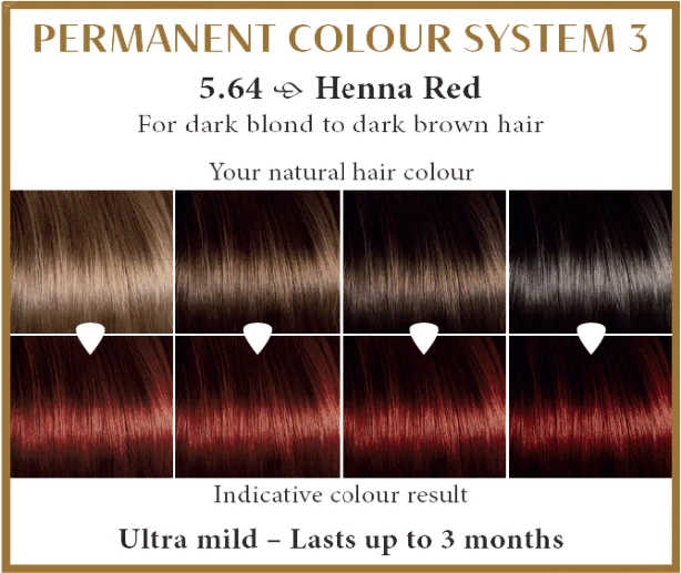 Henna Plus HAIRWONDER Ilgalaikiai plaukų dažai, spalva henna raudona 7.46