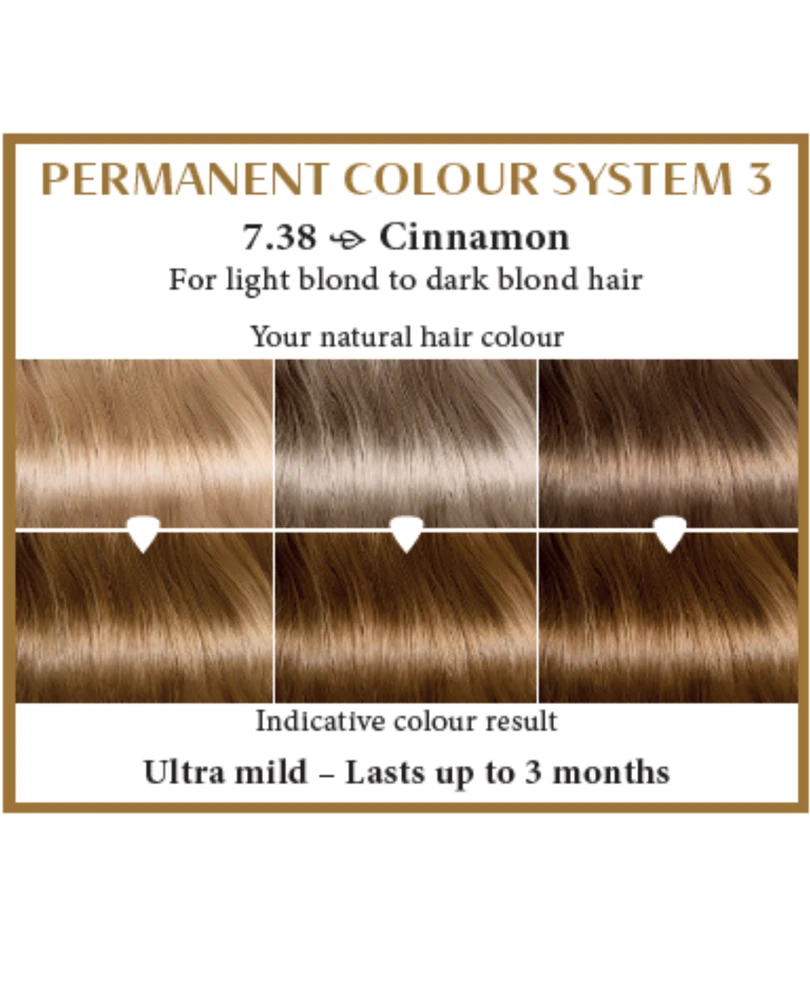 Henna Plus HAIRWONDER Ilgalaikiai plaukų dažai, spalva cinamono 7.38