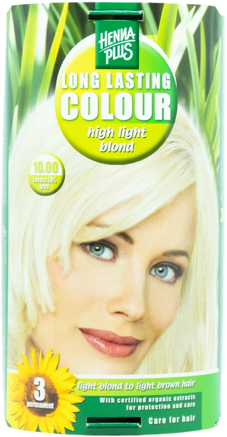 Henna Plus HAIRWONDER Ilgalaikiai plaukų dažai, spalva labai šviesi blondinė 10.00