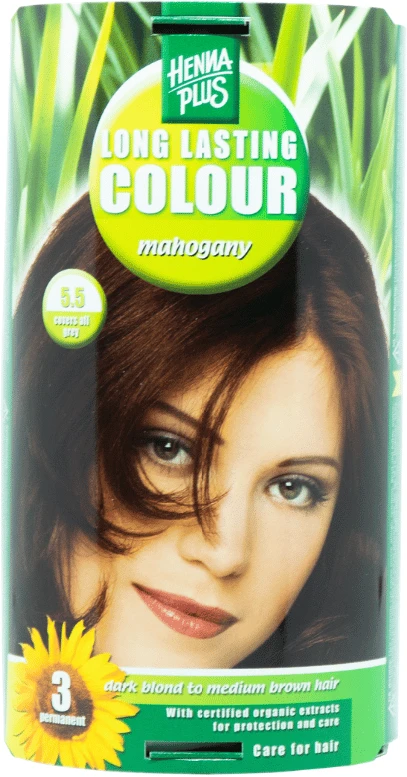 Henna Plus HAIRWONDER Ilgalaikiai plaukų dažai, spalva raudonmedžio 5.5