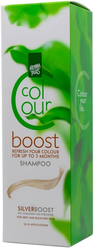 Henna Plus Hennaplus dažantis šampūnas Colour Boost Sidabrinis sidabro