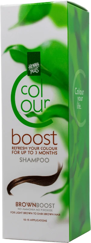 Henna Plus HENNAPLUS Colour Boost dažantis šampūnas, spalva ruda, 200 ml