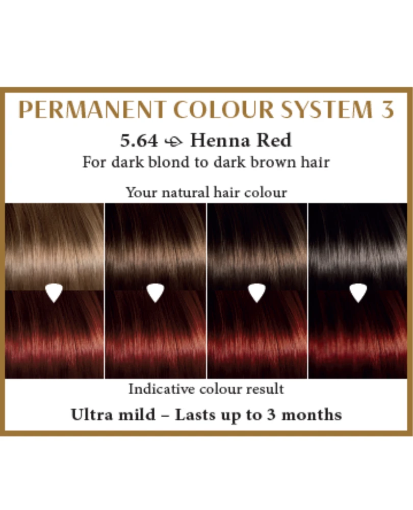 Henna Plus HAIRWONDER Ilgalaikiai plaukų dažai, spalva henna raudona 5.64
