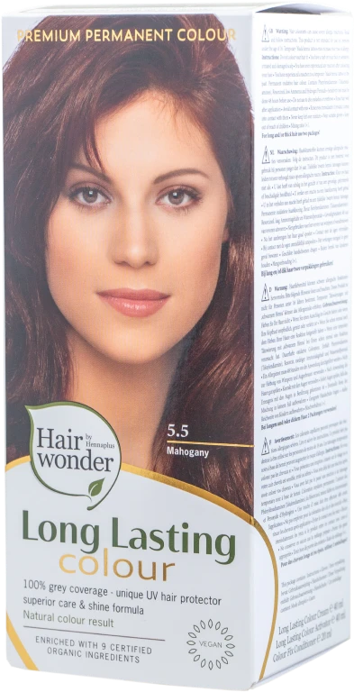 Henna Plus HAIRWONDER Ilgalaikiai plaukų dažai, spalva raudonmedžio 5.5