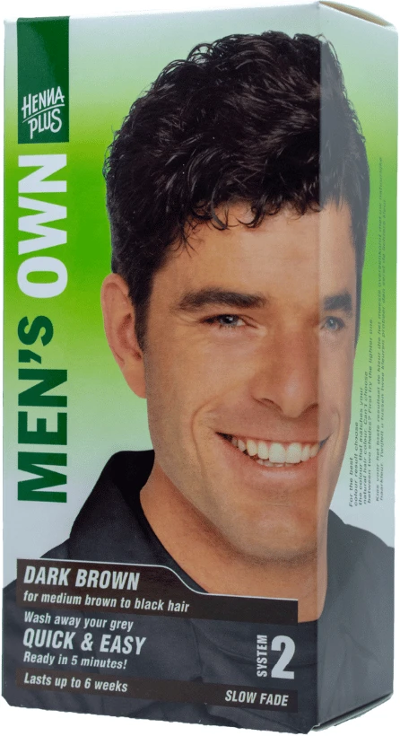 Henna Plus HENNAPLUS „Men’s Own Colour“ plaukų dažai vyrams, spalva tamsi ruda 3