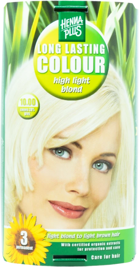 Henna Plus HAIRWONDER Ilgalaikiai plaukų dažai, spalva labai šviesi blondinė 10.00