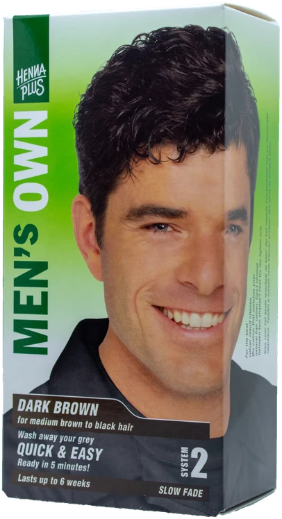 Henna Plus HENNAPLUS „Men’s Own Colour“ plaukų dažai vyrams, spalva tamsi ruda 3