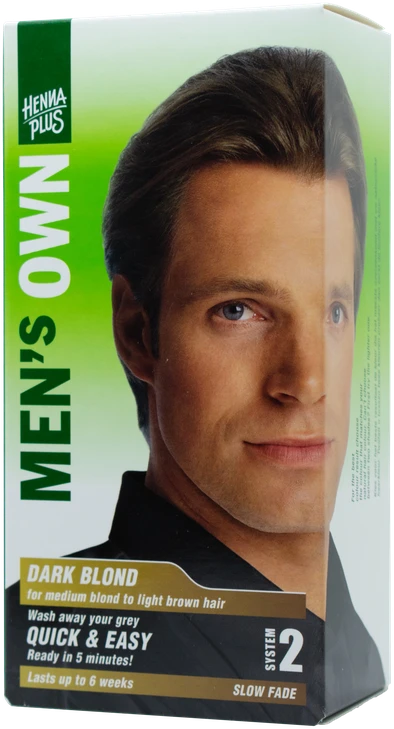 Henna Plus HENNAPLUS „Men’s Own Colour“ plaukų dažai vyrams, spalva tamsus blondinas 6