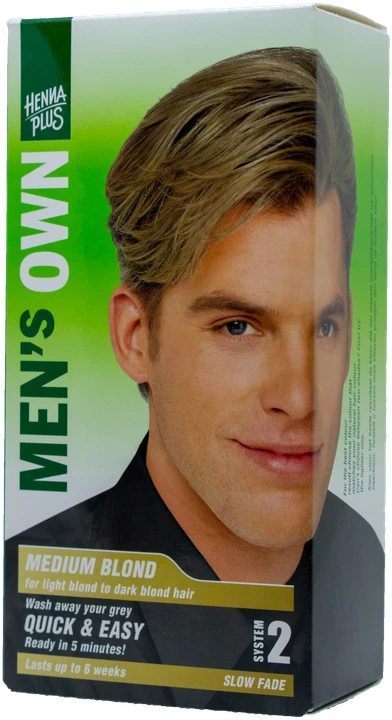 Henna Plus HENNAPLUS „Men’s Own Colour“ plaukų dažai vyrams, spalva vidutinis blondinas 7