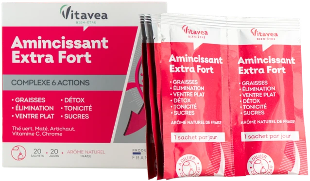 VITAVEA Efektyviam lieknėjimui Extra strong slimming, 20 paketėlių