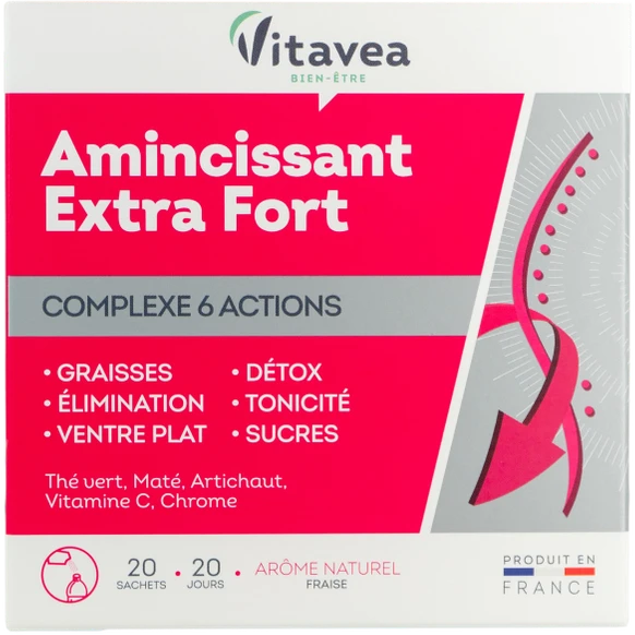 VITAVEA Efektyviam lieknėjimui Extra strong slimming, 20 paketėlių