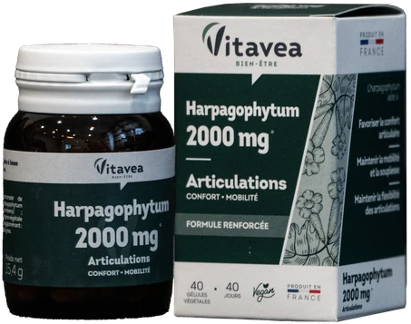 Vitavea Gulsčiojo inkaruočio ekstraktas 2000 mg, 40 augalinės kilmės kapsulių