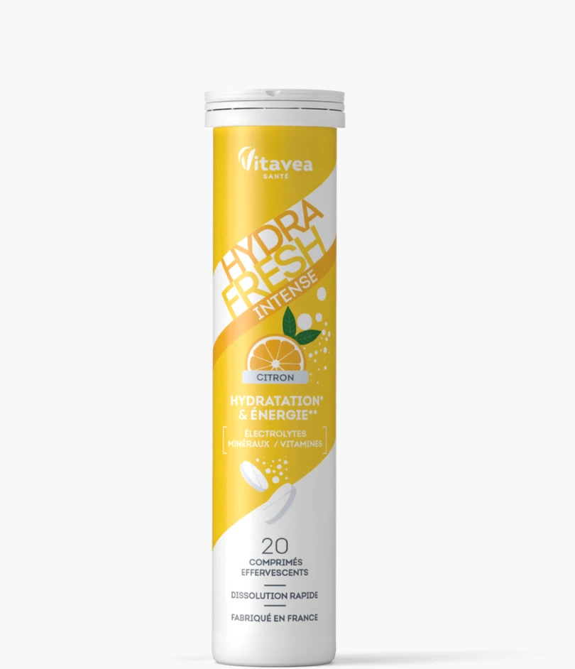 Vitavea HYDRAFRESH Intense citrinų skonio, 20 tirpstančių tablečių