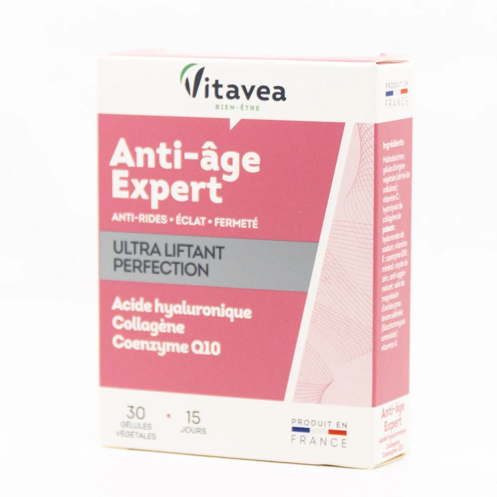 Vitavea Lėtinantis senėjimą Anti-age Expert, 30 augalinės kilmės kapsulių