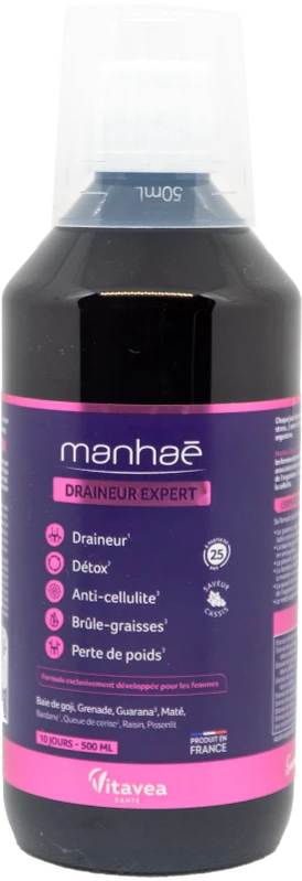 VITAVEA Manhaé Draineur lieknėjmo ekspertas, 500 ml