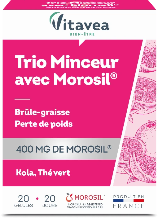 VITAVEA TRIO MINCEUR su MOROSIL® Svorio kontrolei, 20 augalinės kilmės kapsulių