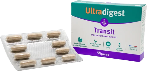 Vitavea Ultradigest Transit reguliariai žarnyno veiklai, 10 augalinės kilmės kapsulių