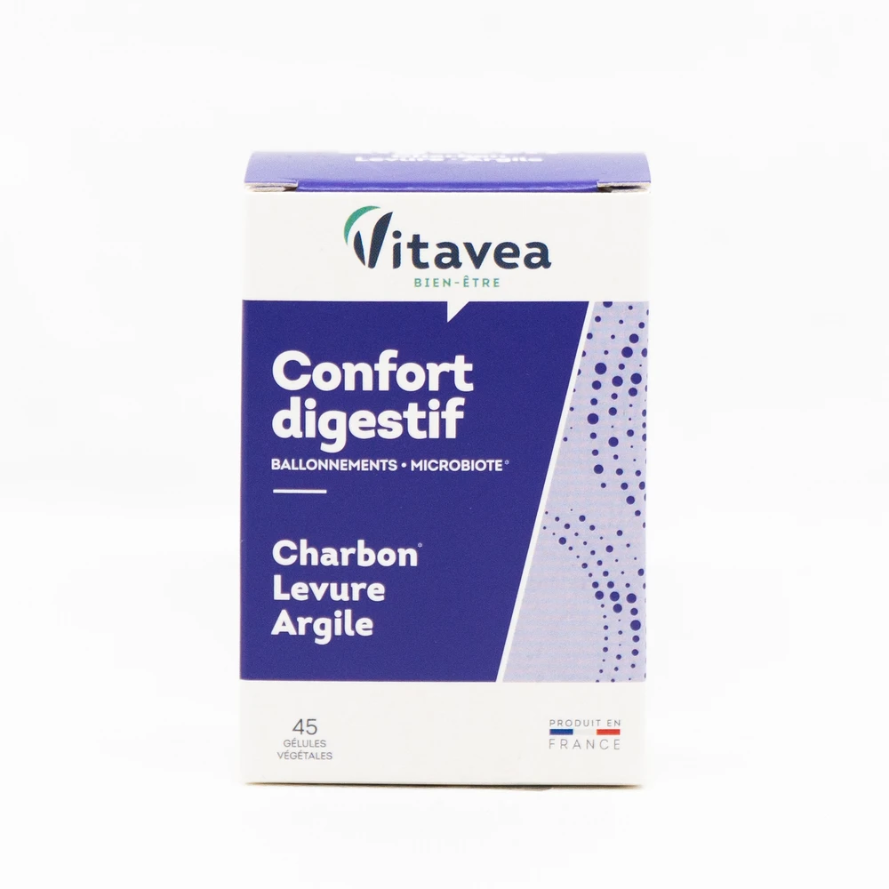 Vitavea Virškinimo komfortui Confort digestif, 45 augalinės kilmės kapsulės