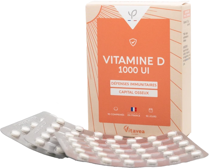 Vitavea Vitaminas D3 1000TV, 90 tablečių