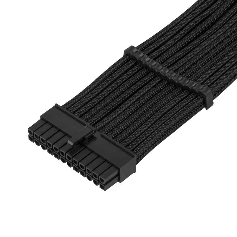 SilverStone ATX 24-pin cable, 300mm – juodas