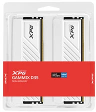ADATA XPG Gammix D35, DDR4-3200 RAM, CL16, XMP 2.0 – 64 GB Dual Kit, baltas