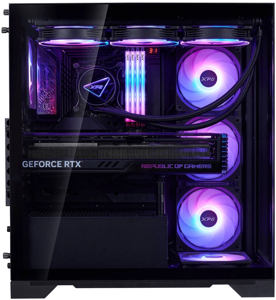 XPG (ADATA) XPG INVADER X BTF MID-TOWER-CASE Juodas