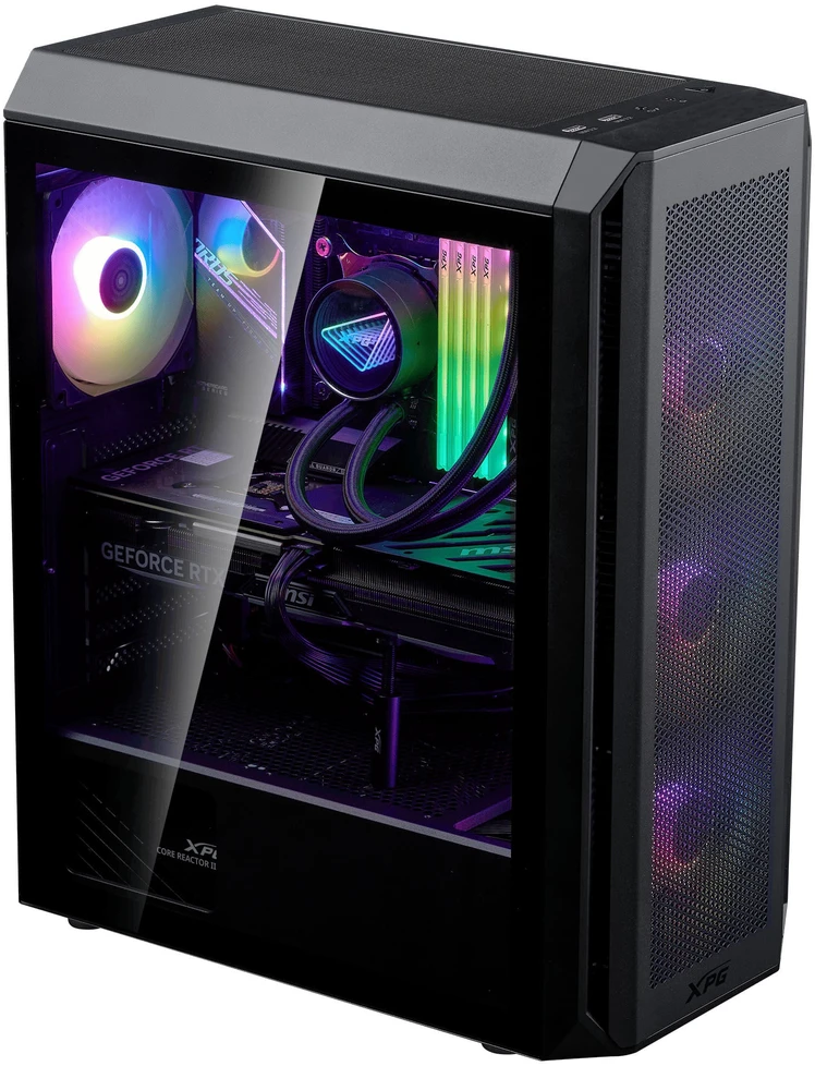 XPG (ADATA) XPG VALOR AIR PLUS MID-TOWER-Case Juodas