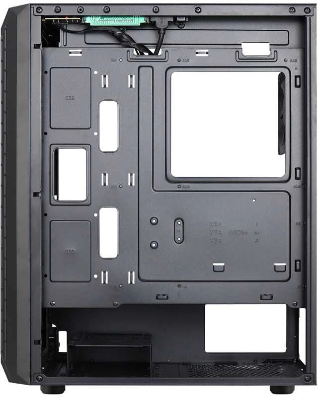 Aerocool Beam-G-BK-v1 Midi-Tower, Tempered Glass - juodos spalvos