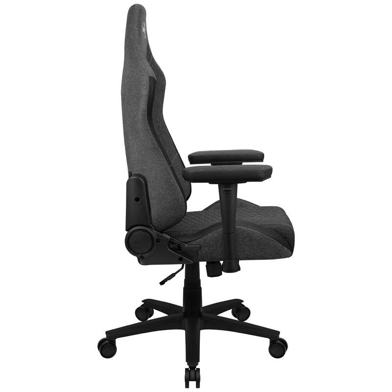 Žaidimų Kėdė - Aerocool Crown AeroWeave Paminkštinta Sėdynė Juoda