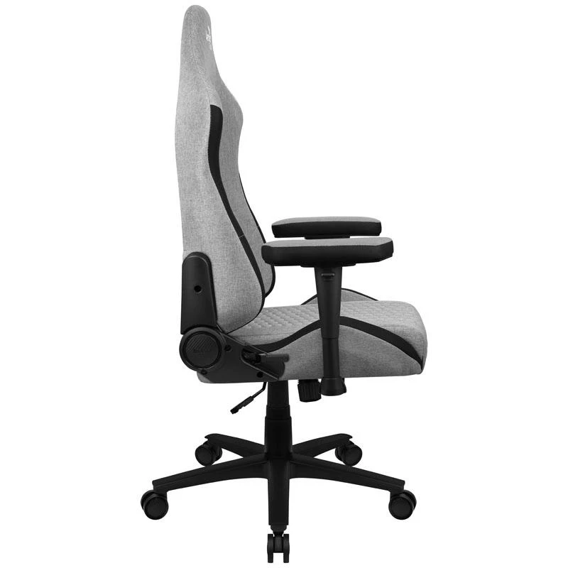 Žaidimų Kėdė - Aerocool Crown AeroWeave Paminkštinta Sėdynė Pilka