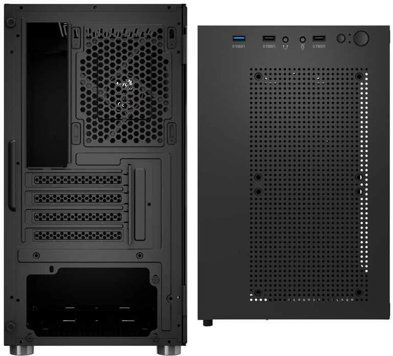 Aerocool CS111 korpusas juodas (CS-111-G-BK-v1)
