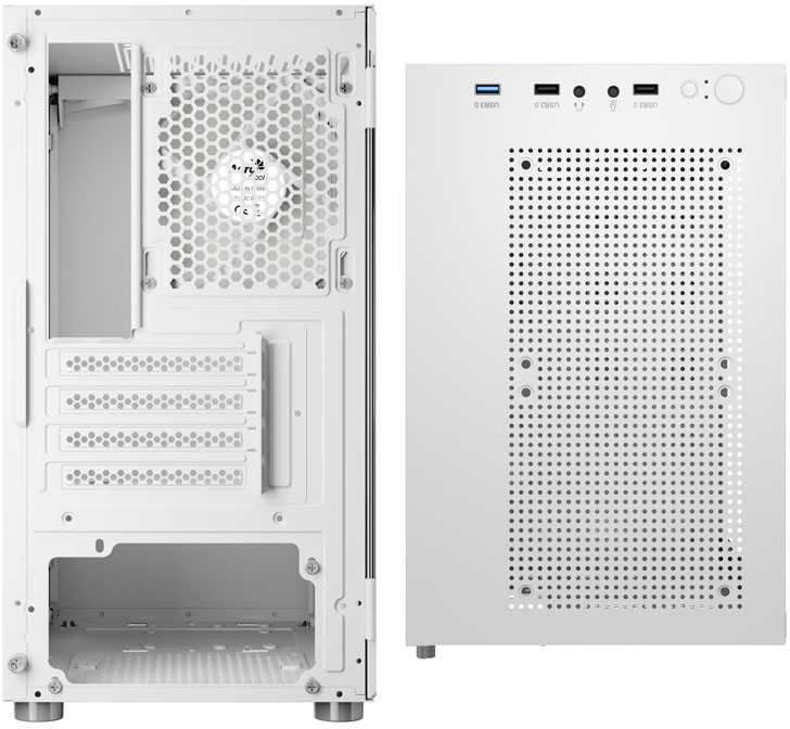Aerocool CS111 korpusas baltas (CS-111-G-WT-v1)