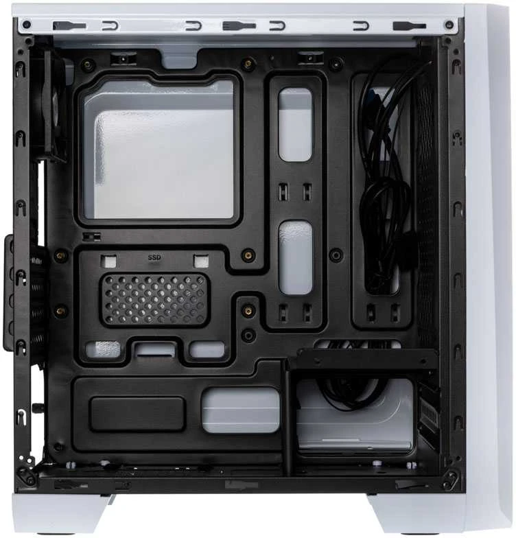 AEROCOOL AEROPGSCYLONMINI-WH PC dėklas Micro-ATX Aerocool CYLON MINI RGB Baltas - USB3.0