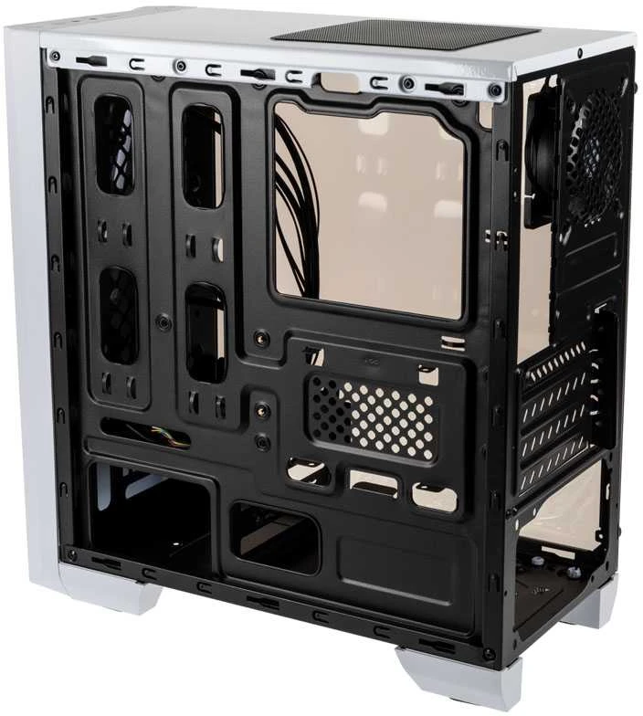 AEROCOOL AEROPGSCYLONMINI-WH PC dėklas Micro-ATX Aerocool CYLON MINI RGB Baltas - USB3.0