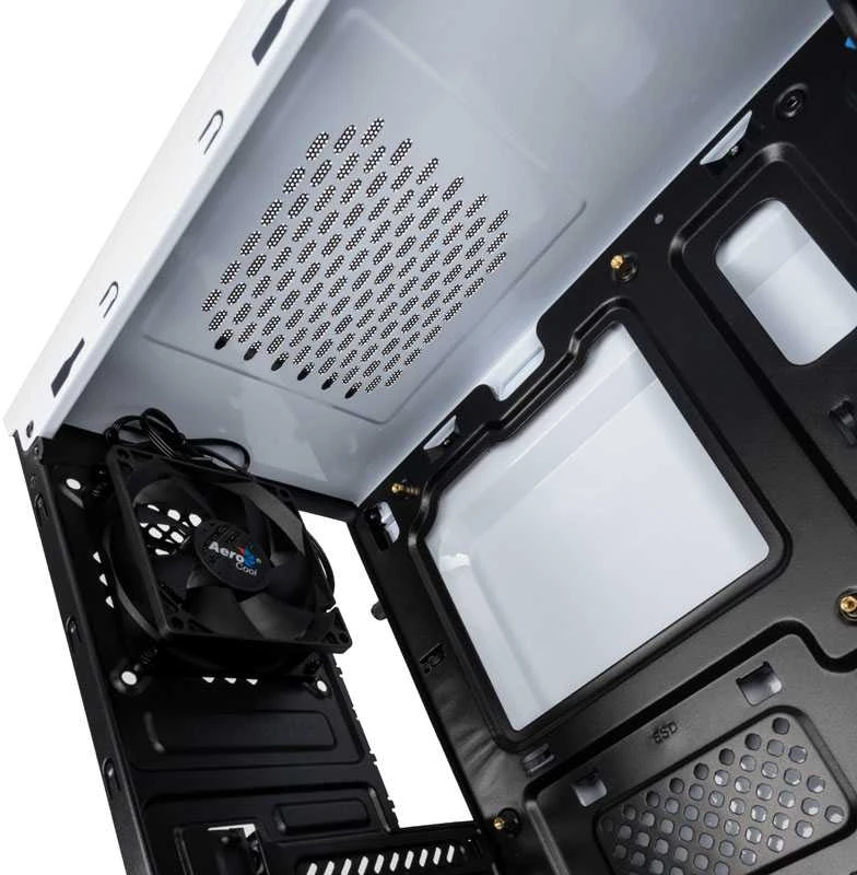 AEROCOOL AEROPGSCYLONMINI-WH PC dėklas Micro-ATX Aerocool CYLON MINI RGB Baltas - USB3.0
