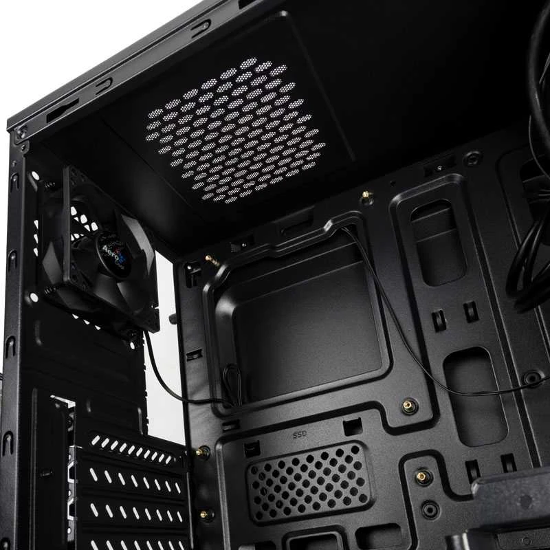 AEROCOOL AEROPGSCYLONMINI-BK PC dėklas Micro-ATX be maitinimo šaltinio Aerocool CYLON MINI RGB - USB3.0