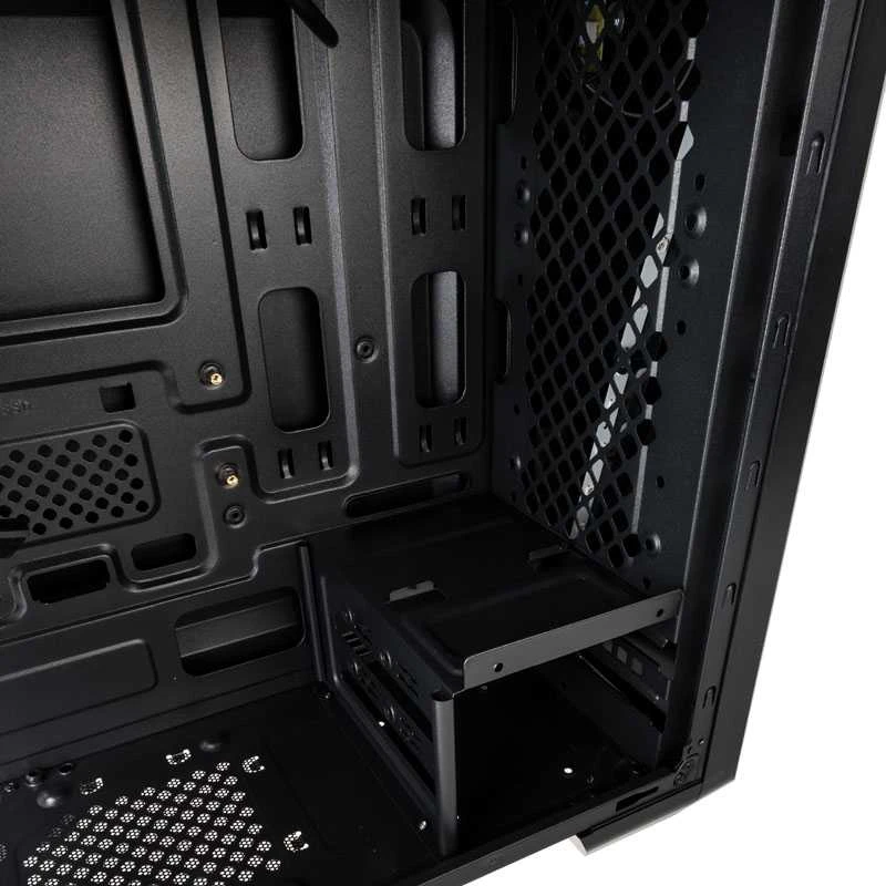 AEROCOOL AEROPGSCYLONMINI-BK PC dėklas Micro-ATX be maitinimo šaltinio Aerocool CYLON MINI RGB - USB3.0