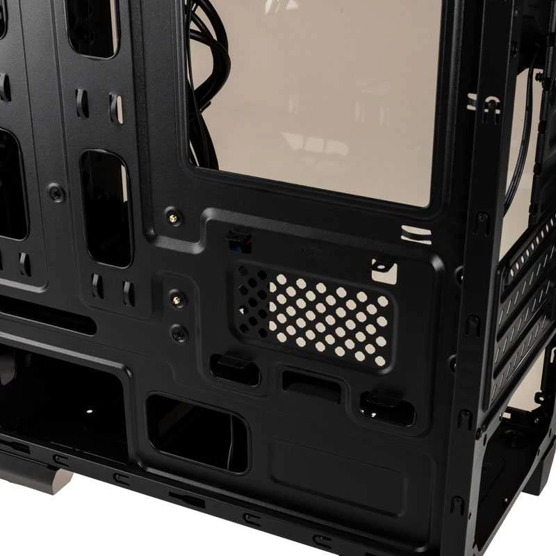 AEROCOOL AEROPGSCYLONMINI-BK PC dėklas Micro-ATX be maitinimo šaltinio Aerocool CYLON MINI RGB - USB3.0