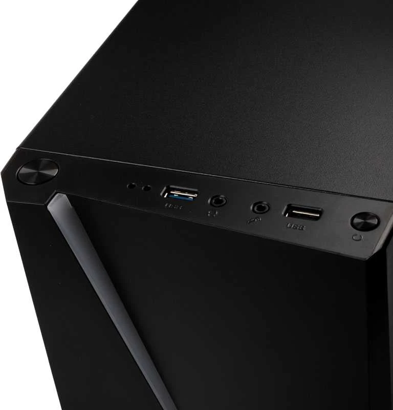 AEROCOOL AEROPGSCYLONMINI-BK PC dėklas Micro-ATX be maitinimo šaltinio Aerocool CYLON MINI RGB - USB3.0