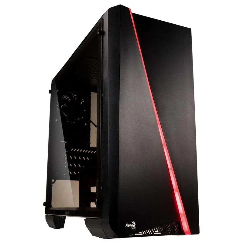 AEROCOOL AEROPGSCYLONMINI-BK PC dėklas Micro-ATX be maitinimo šaltinio Aerocool CYLON MINI RGB - USB3.0