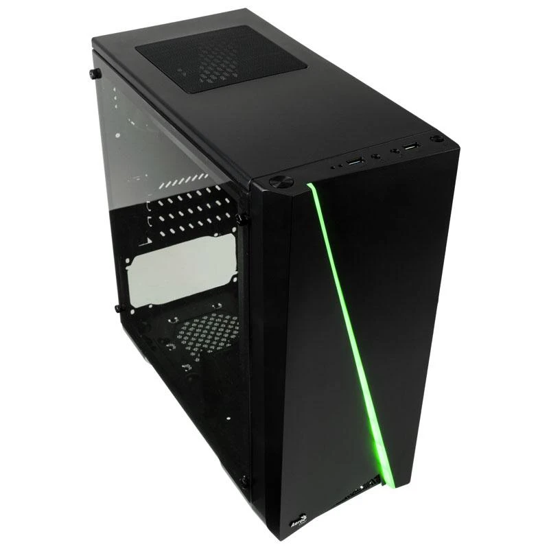 AEROCOOL AEROPGSCYLONMINI-BK PC dėklas Micro-ATX be maitinimo šaltinio Aerocool CYLON MINI RGB - USB3.0