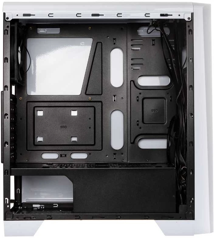AEROCOOL AEROPGSCYLON-WH PC dėklas ATX be maitinimo šaltinio Aerocool CYLON RGB - USB3.0 Baltas