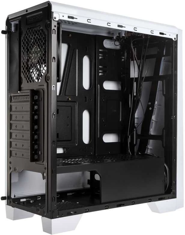AEROCOOL AEROPGSCYLON-WH PC dėklas ATX be maitinimo šaltinio Aerocool CYLON RGB - USB3.0 Baltas
