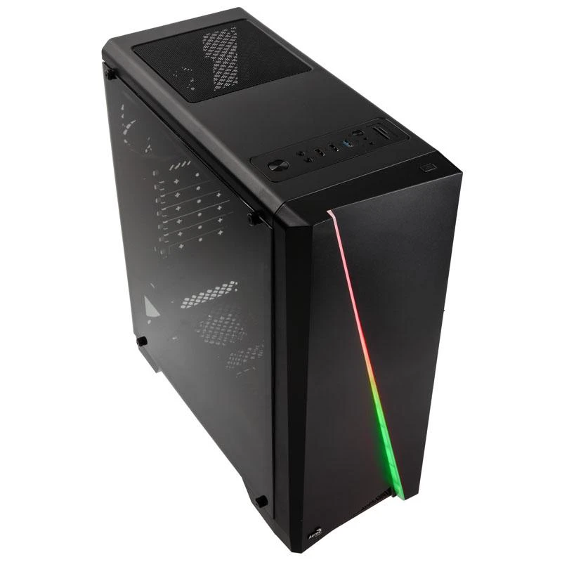 AEROCOOL AEROPGSCYLON-BK PC dėklas ATX wit