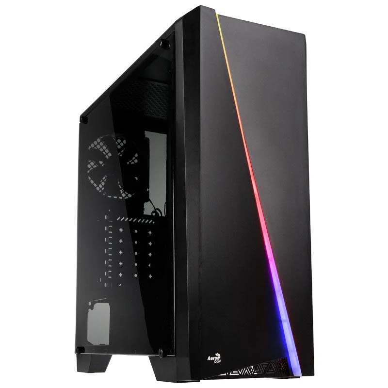 AEROCOOL AEROPGSCYLON-BK PC dėklas ATX wit