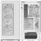 „Aerocool D520A“ kompiuterio korpusas, vidutinio dydžio bokštas, ATX, grūdintas stiklas, RGB – Baltas